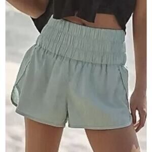 FP Movement by Free People The Way Home Mint Elastic Waist Pull On Shorts S